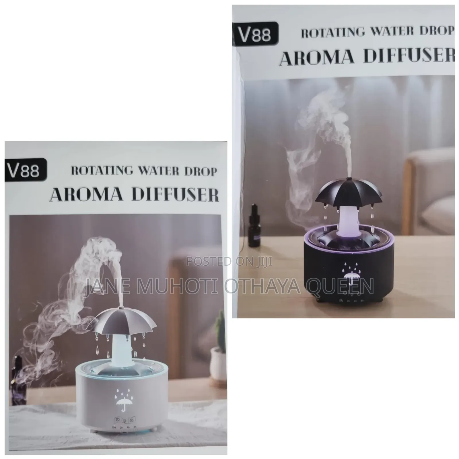 V88 300ml Umbrella Rain Aroma Diffuser
