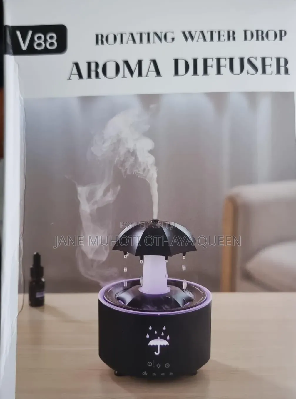 V88 300ml Umbrella Rain Aroma Diffuser
