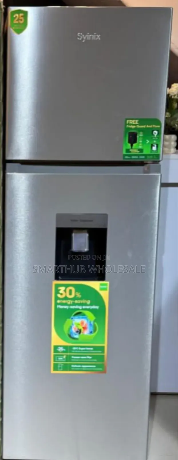 SYINIX Double Door Refrigerator No Frost 257 Litres