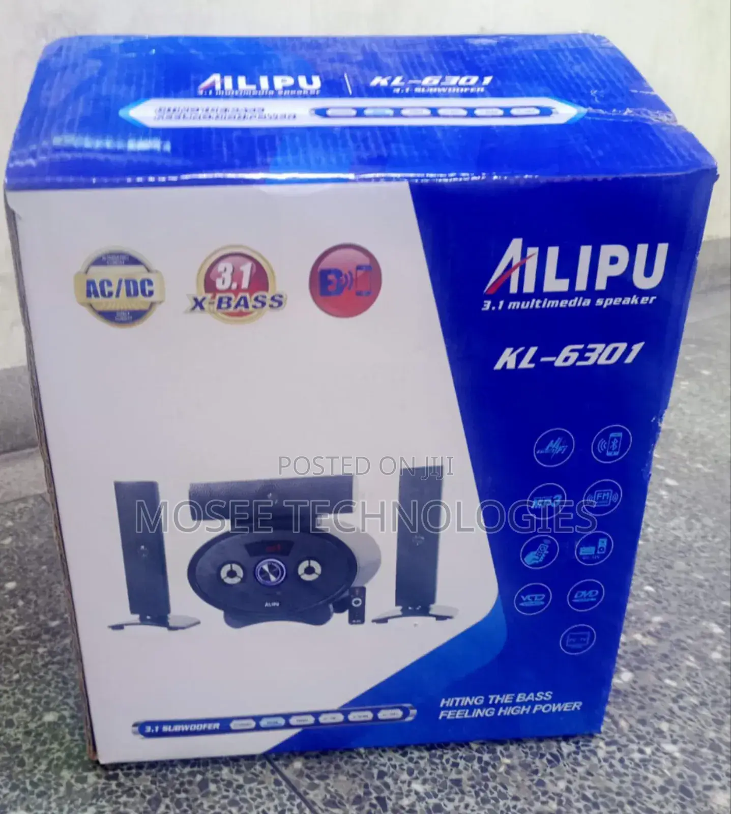 Alipu KL-6301 3.1 Multimedia Home Theatre Speaker System