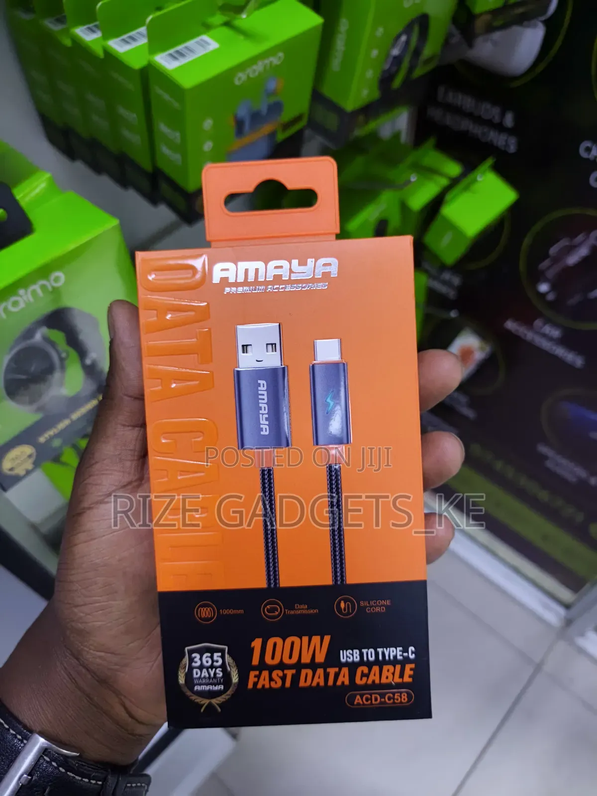 Amaya Fast Data Cable With Warranty