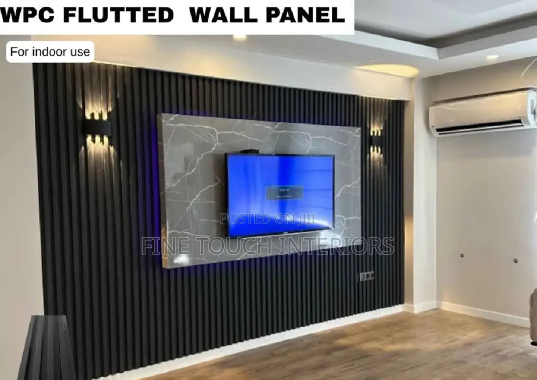Fluted Panels for TV Backdrop Walls
