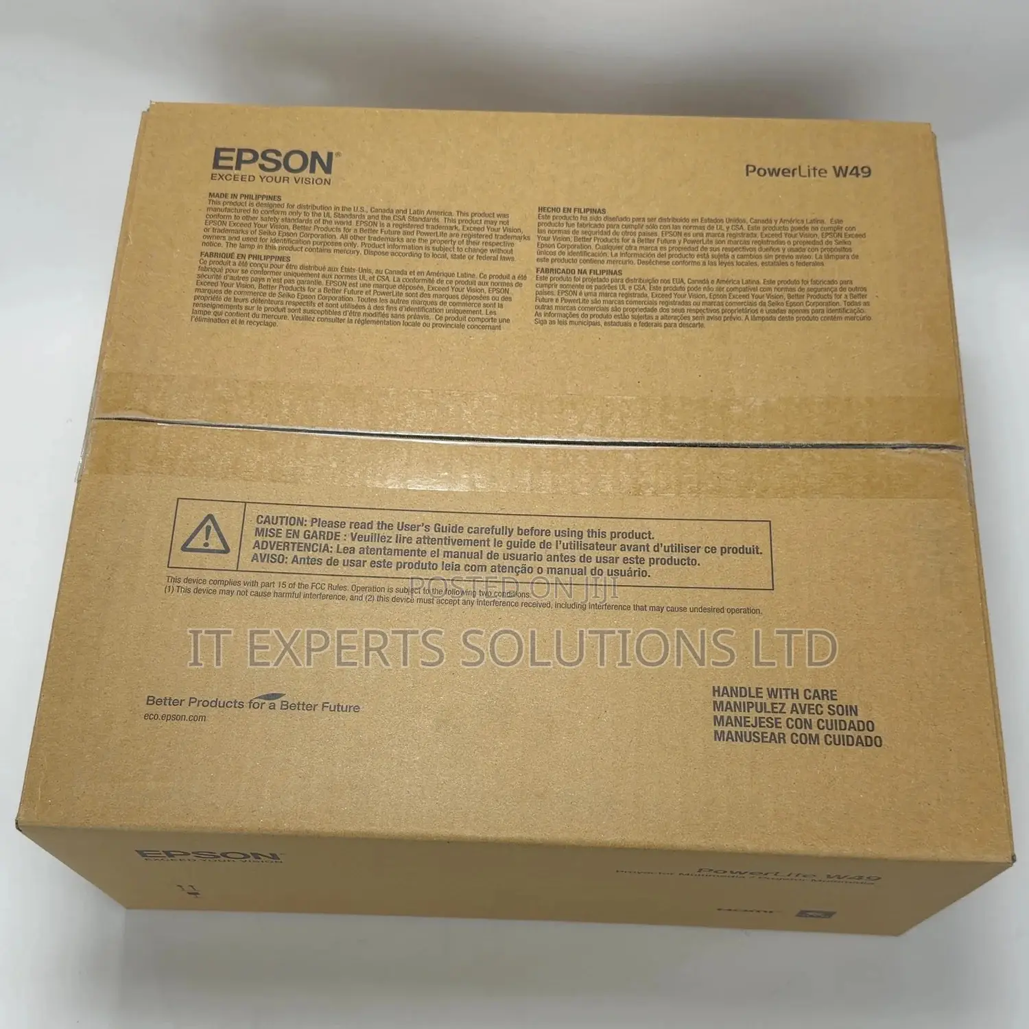 Epson PowerLite W49 1280 X 800 WXGA 3,800 Lumens 3LCD Projector