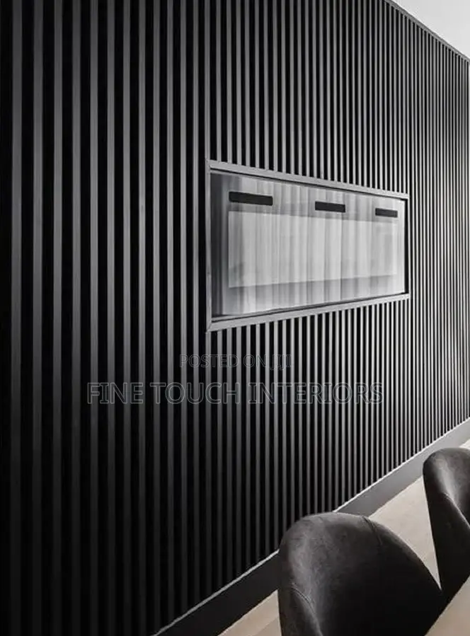 House Office Fluted Wall Panels