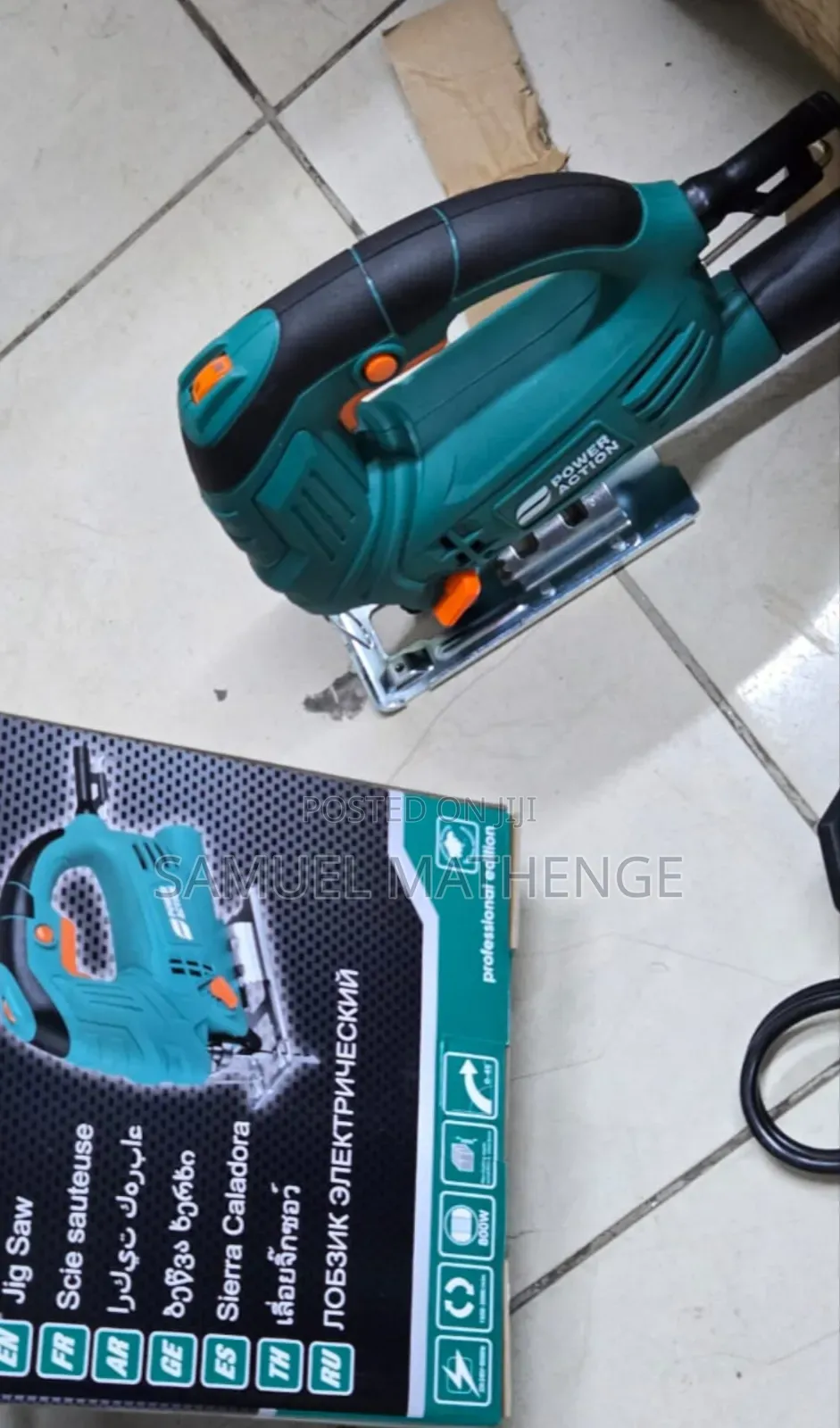 800W Power Action Electric Jig Saw