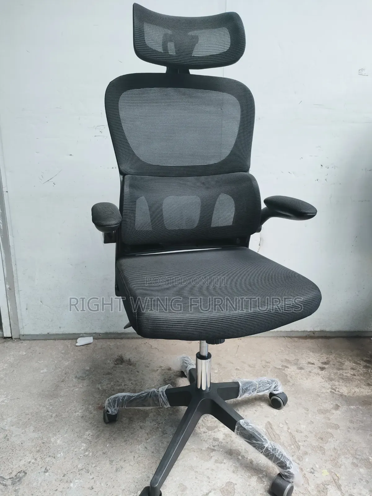 Office Black Ergonomic Support Chair #Model8