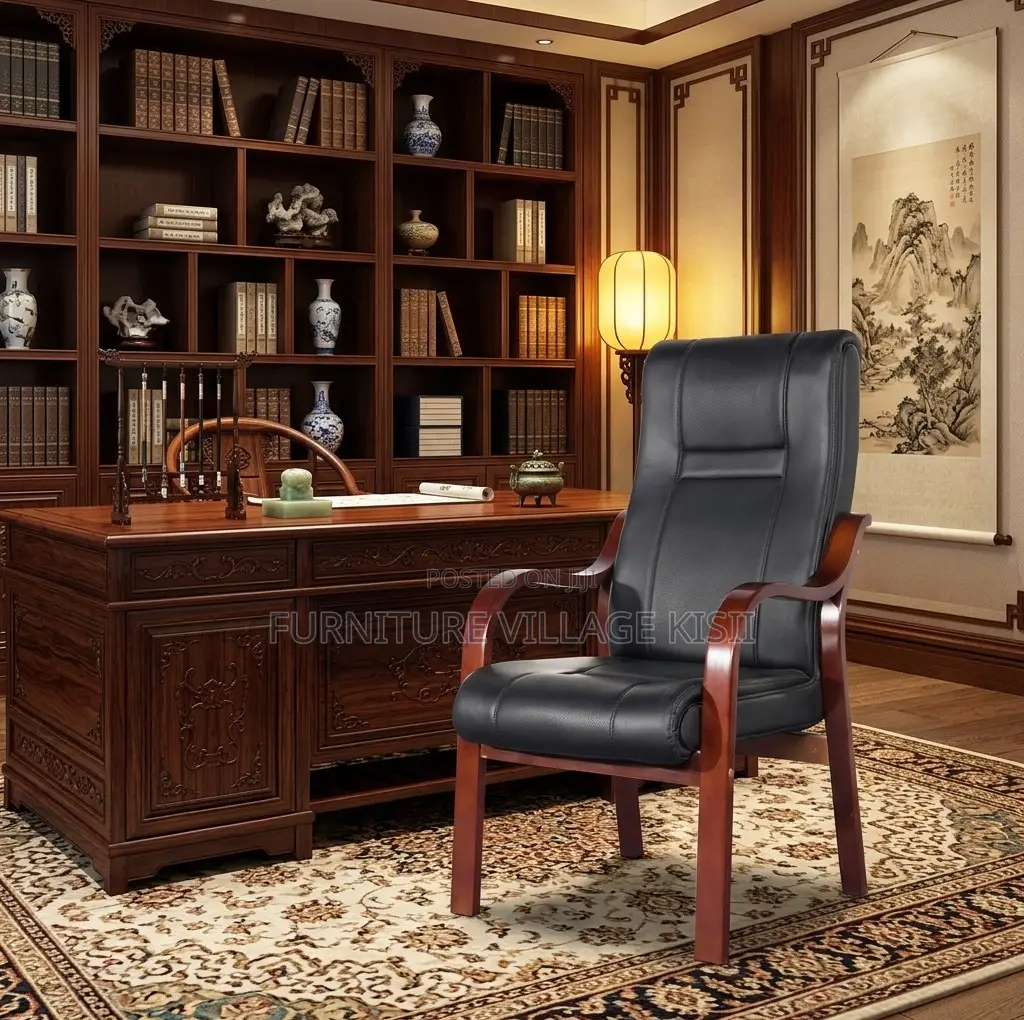 Office Chair;Executive Leather Visitors Seat.
