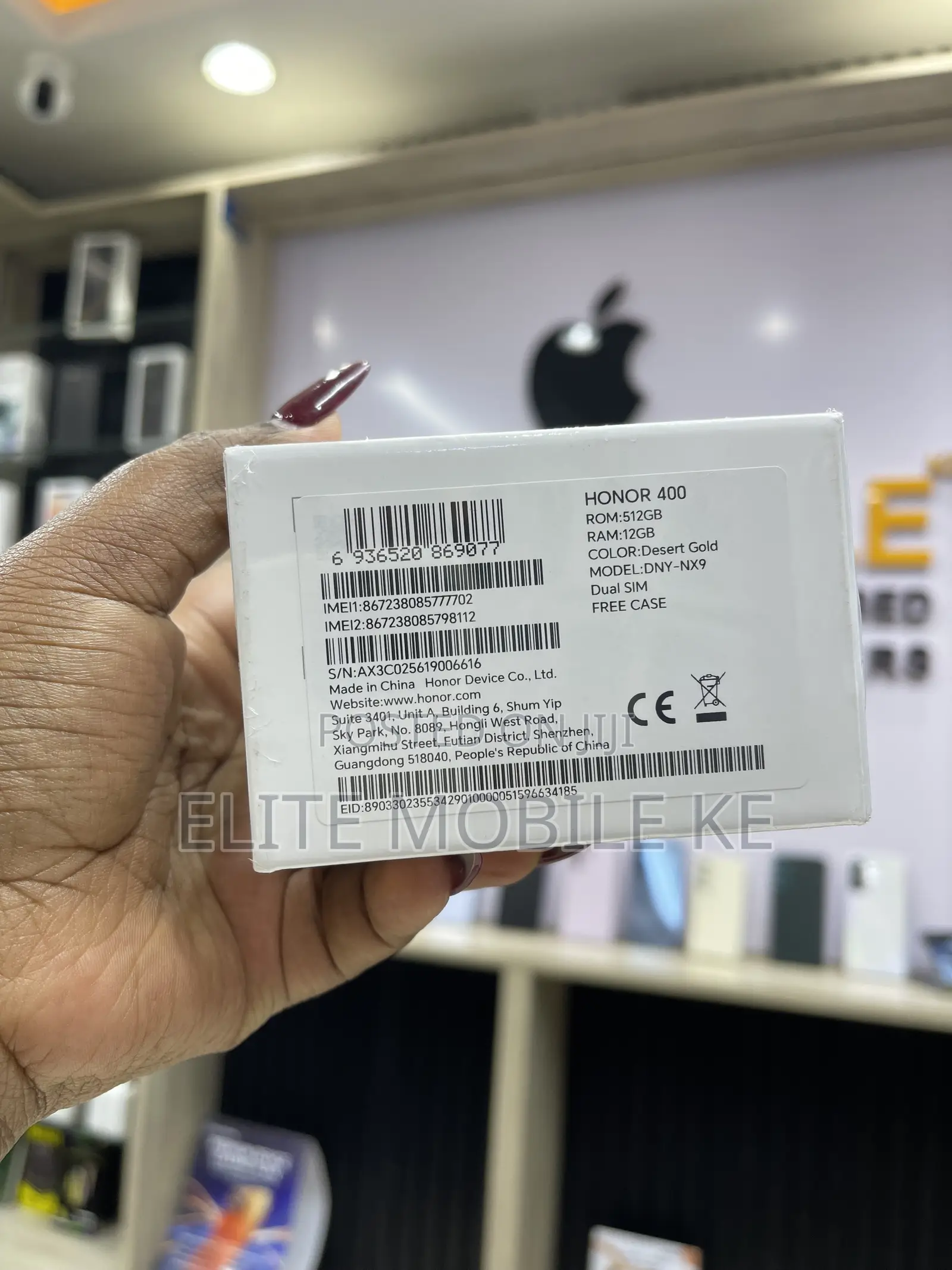 New Honor 400 512 GB Gold