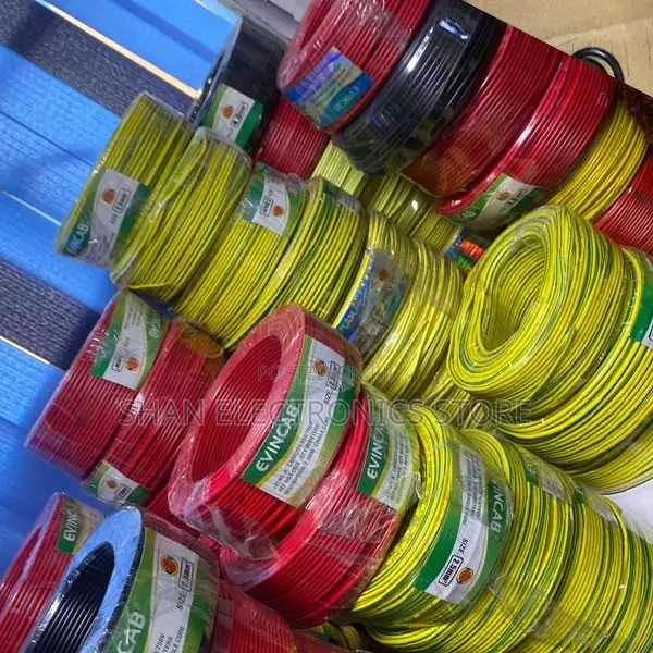 1.5mm Electrical Single Core Wire – 90M Roll – Black Yellow Red