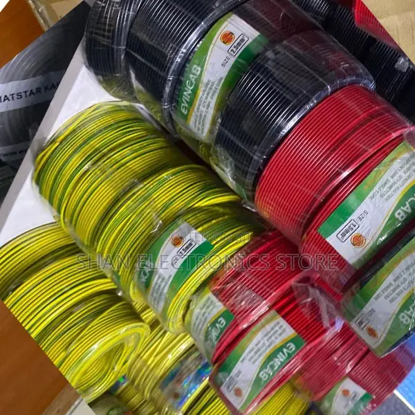1.5mm Electrical Single Core Wire – 90M Roll – Black Yellow Red