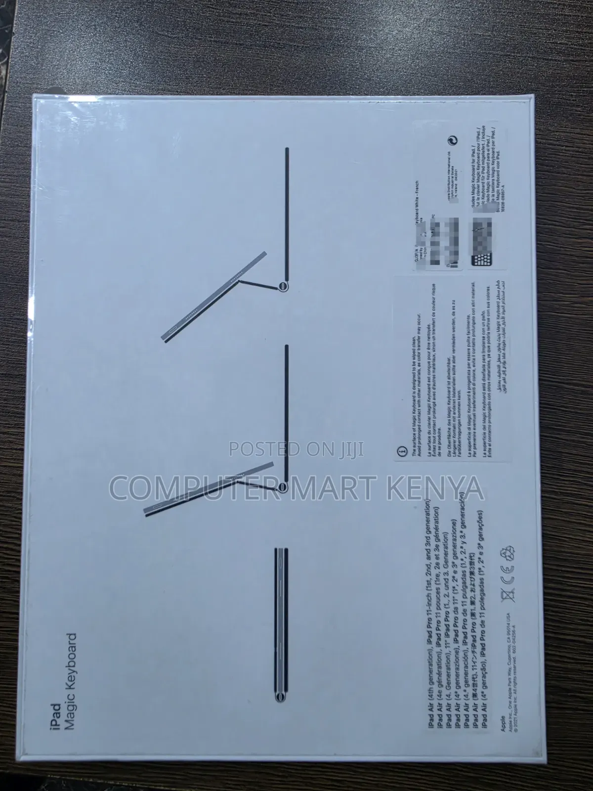 Apple Magic Keyboard for iPad Pro 11-Inch iPad Air - White