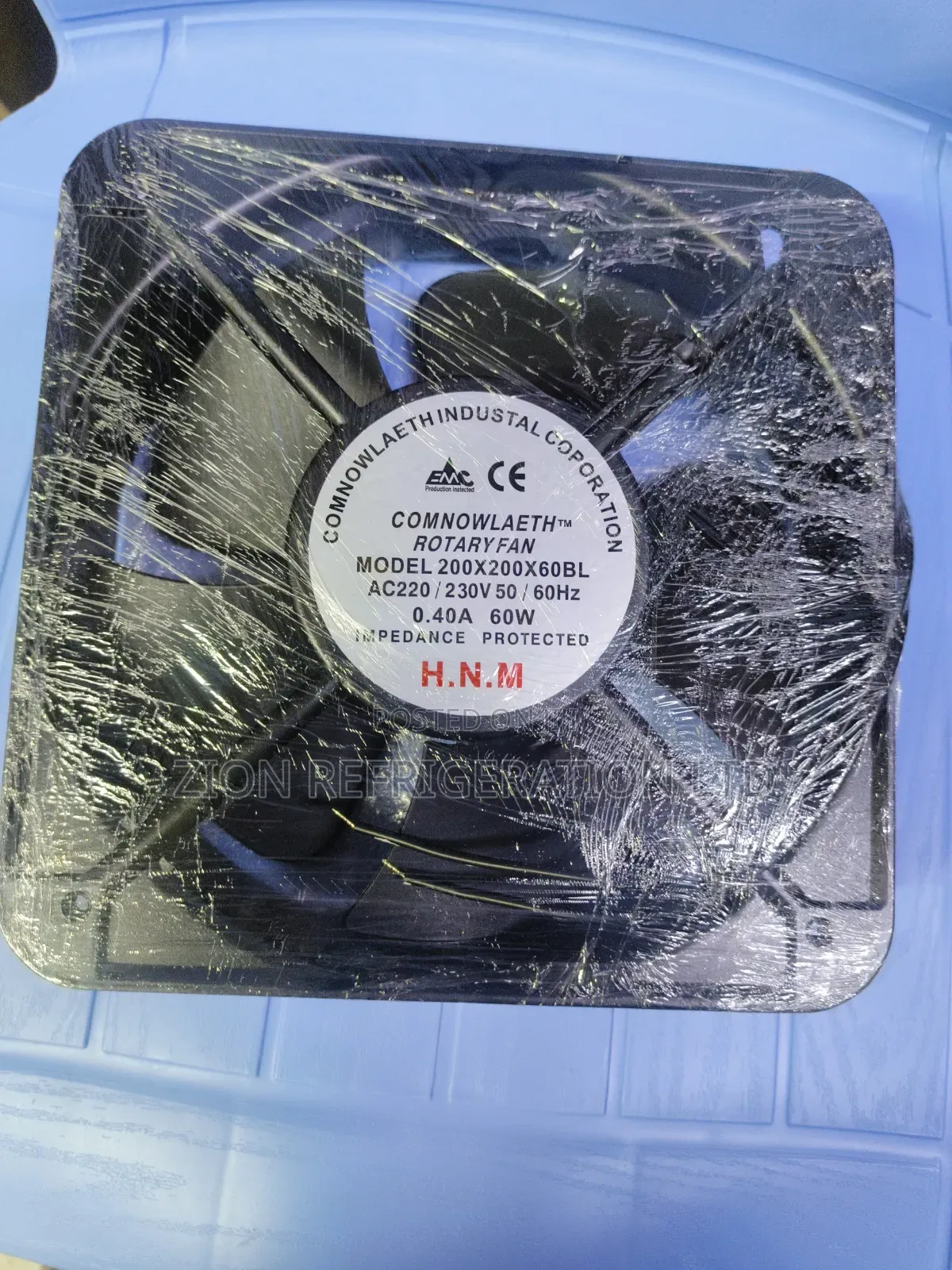 Axial Fan Model 200x200x60. AC 220/230v ,60W