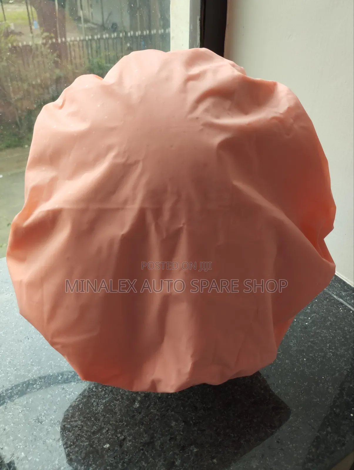 Peach Jumbo Shower Cap