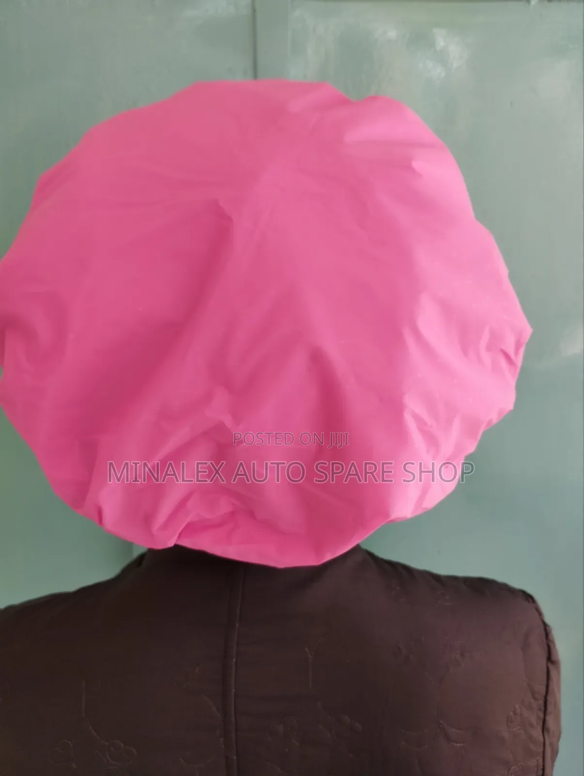 Pink Jumbo Shower Cap