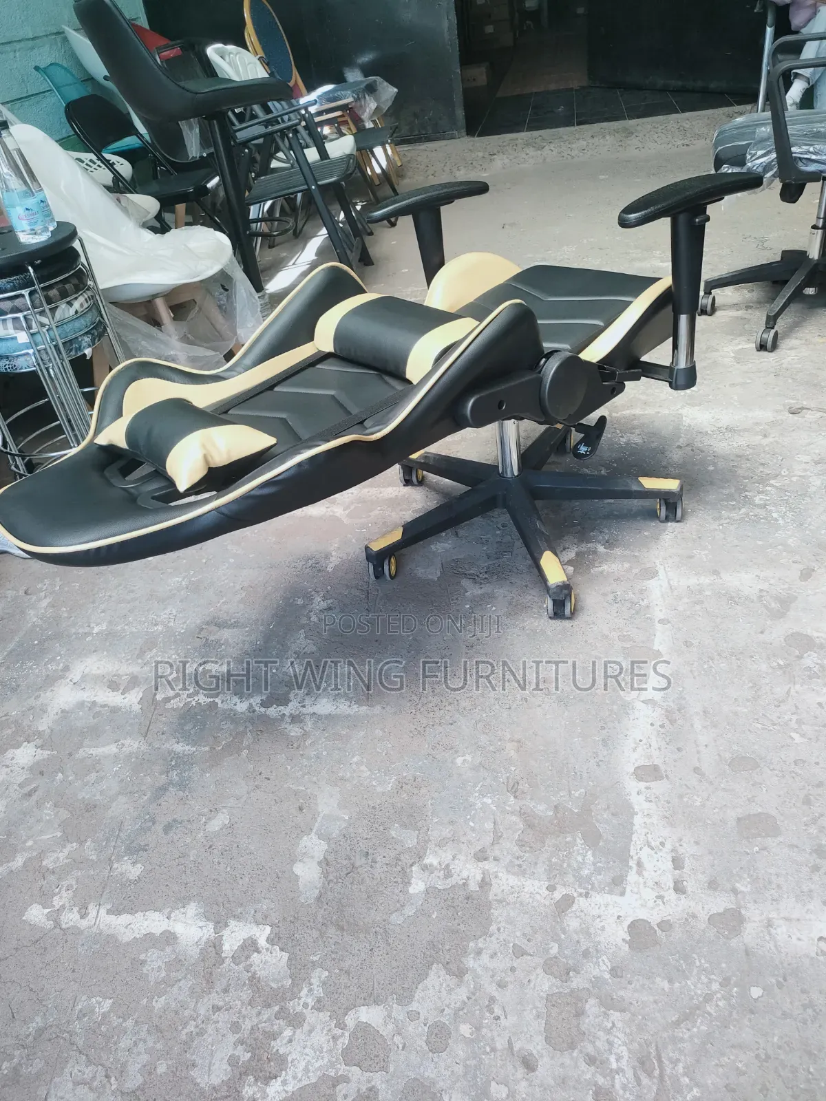 Black Brown Racing Gaming, Recliner, 360°