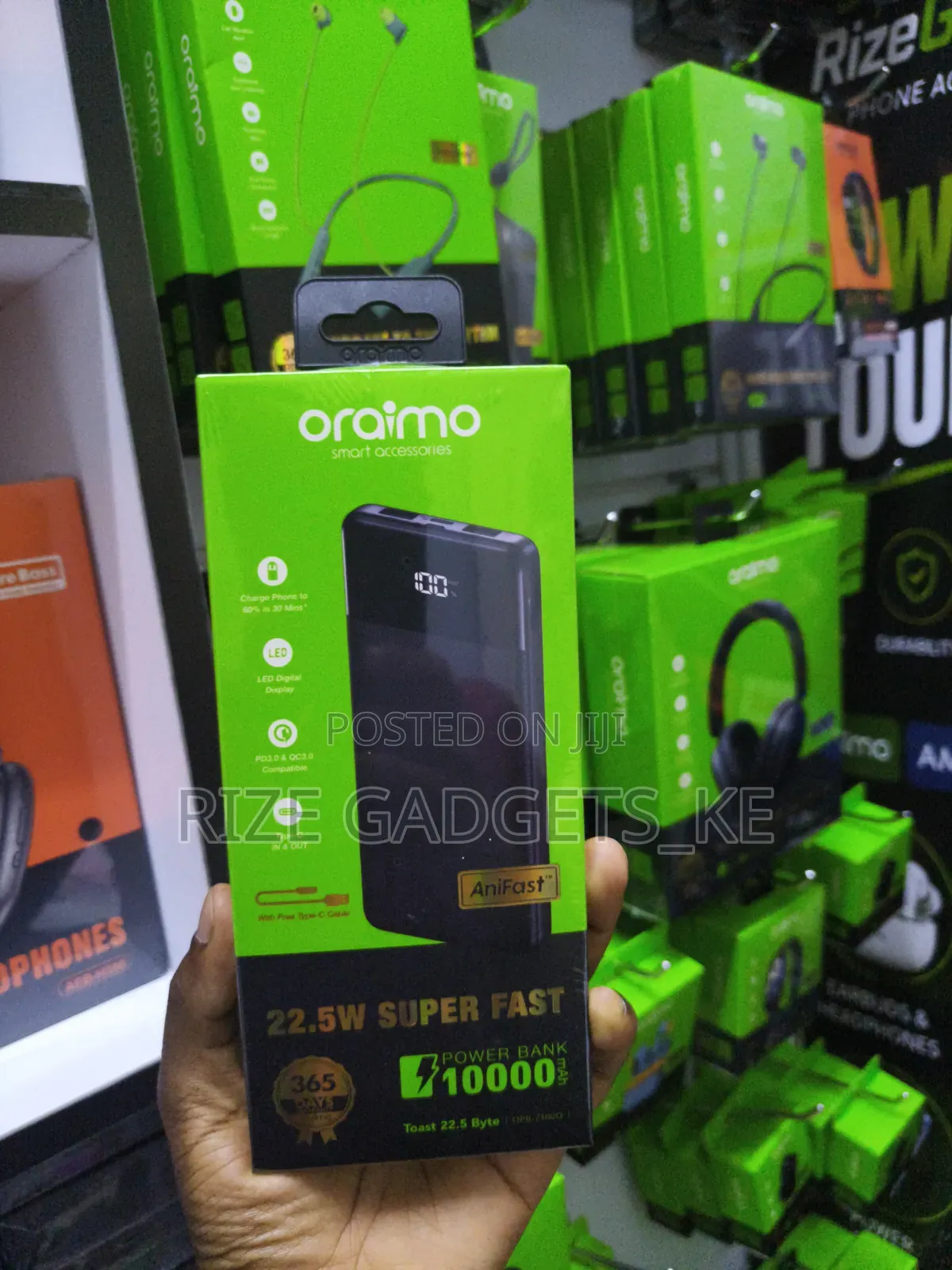 Oraimo 22.5W Super Fast Powerbank