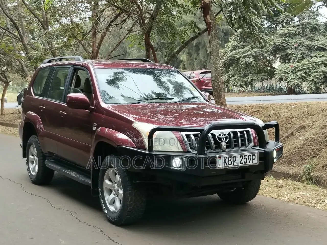 Toyota Land Cruiser Prado 2005 Maroon