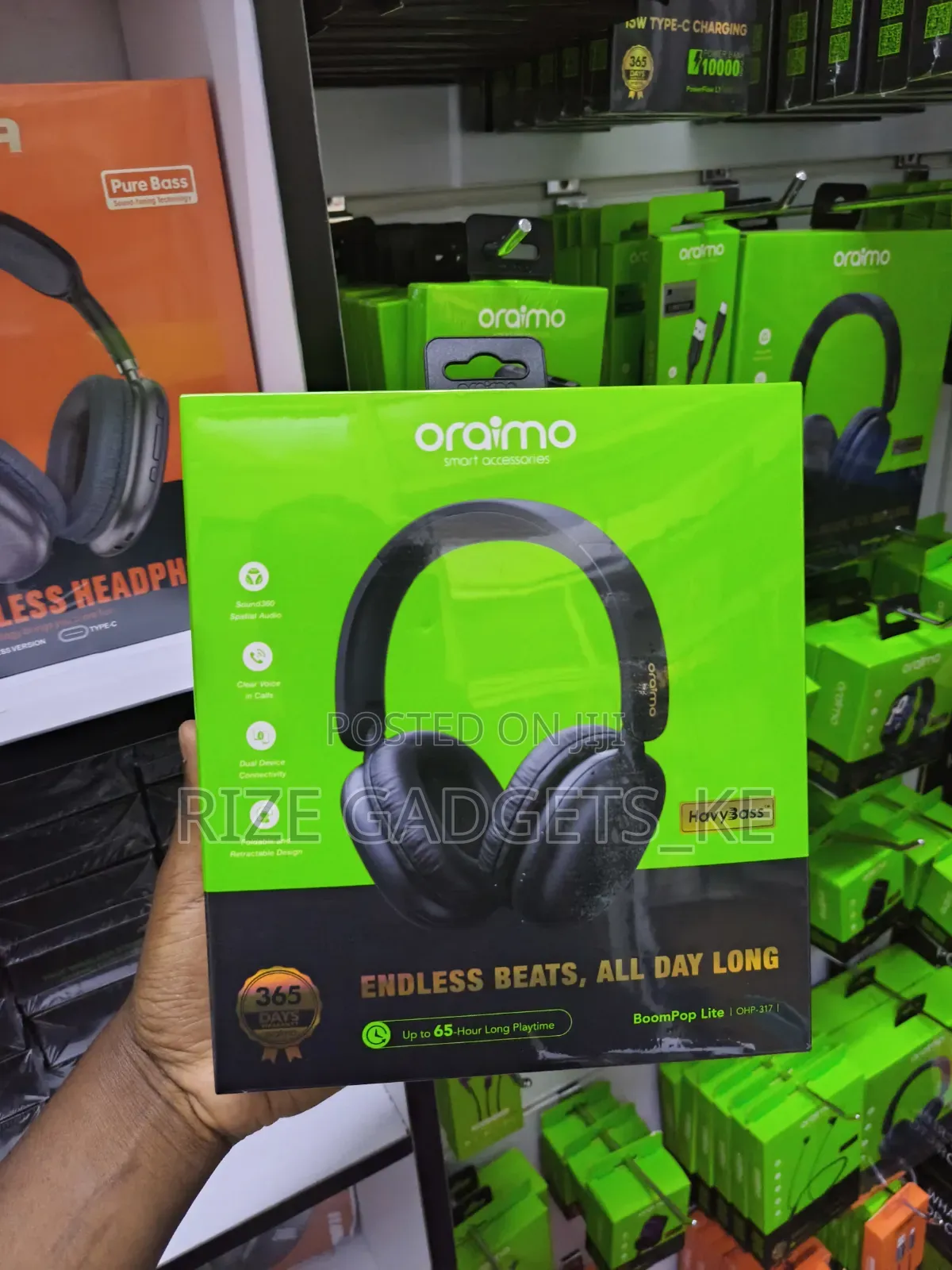 Oraimo Boompop Lite 65 Hr Long,