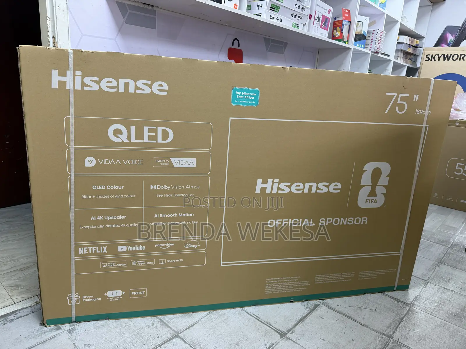 Hisense 75-Inch Qled Smart TV (75q6n)