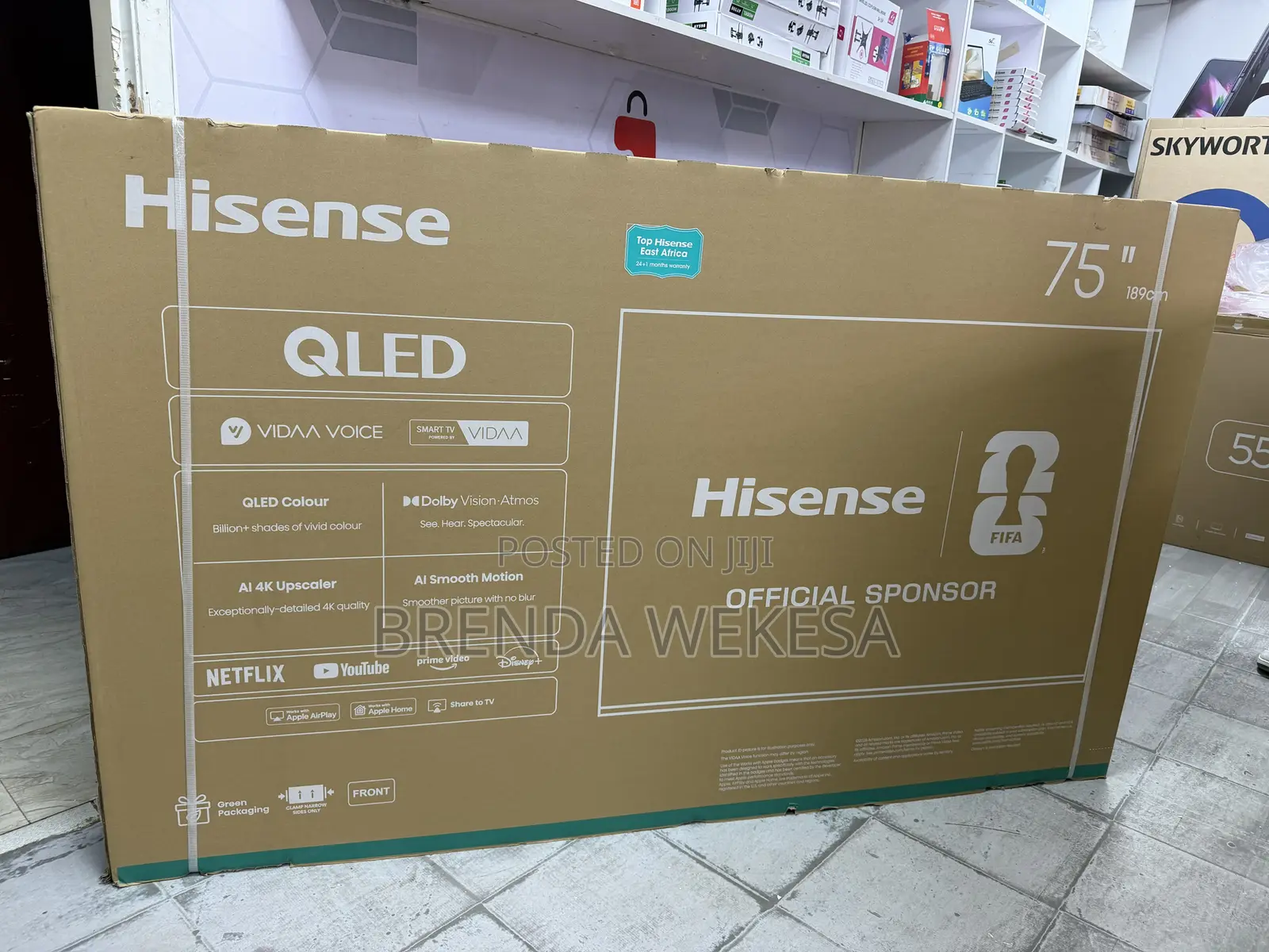 Hisense 75-Inch Qled Smart TV (75q6n)
