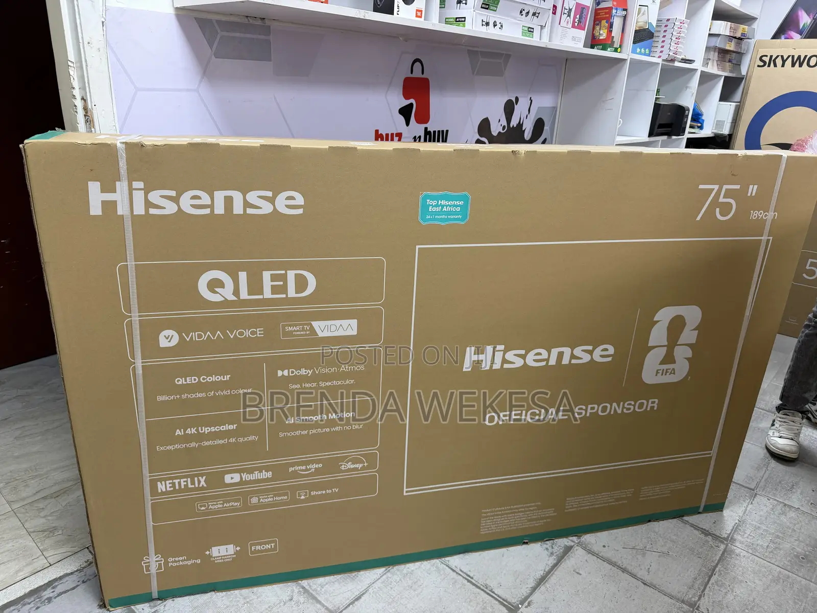 Hisense 75-Inch Qled Smart TV (75q6n)