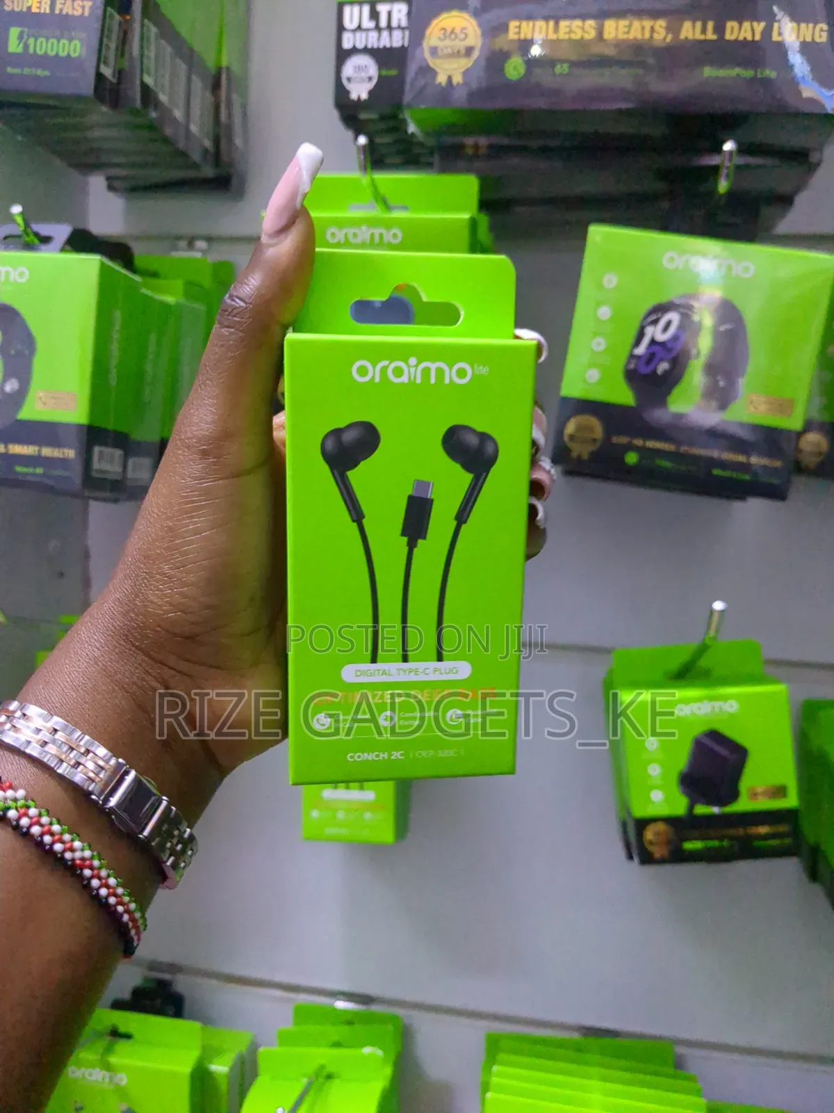 Oraimo Type C Deep Bass Earphones With Warranty