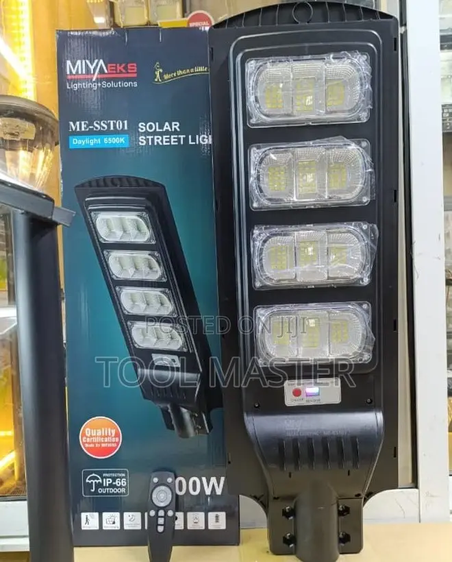MIYAEKS 200W Solar Street Light/200w Streetlight With Motion Sensor