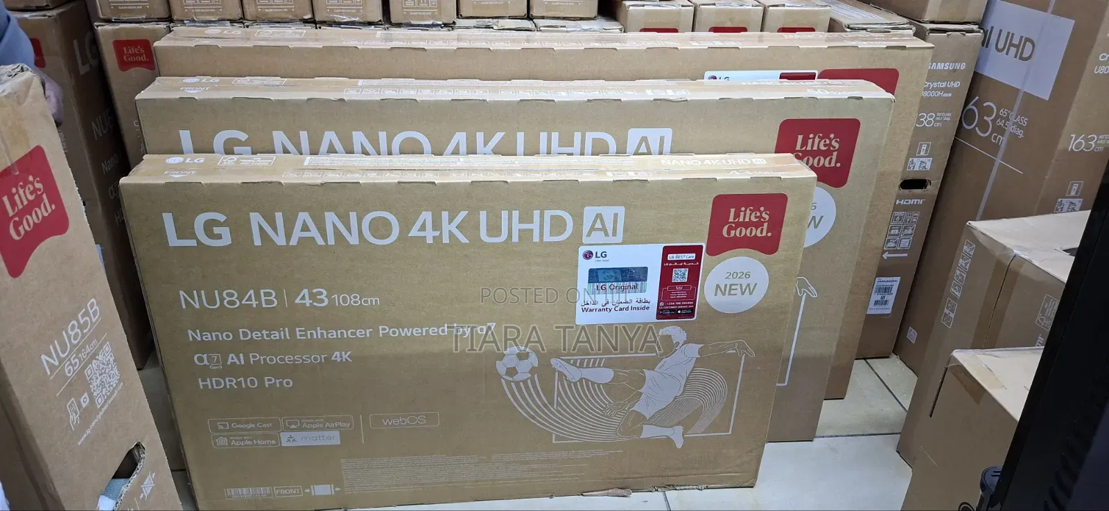 43 Inch LG Nano Ai Nu84 Smart TV 2026