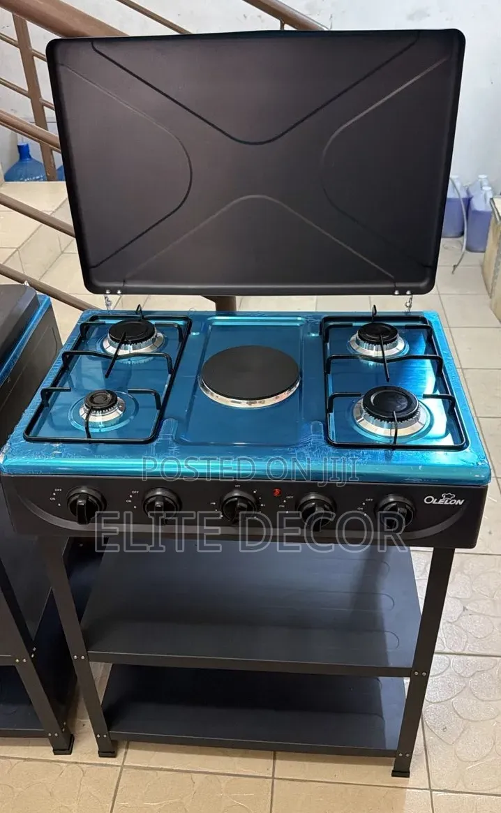 Olelón 4+1 Standing Cooker With Shelves | Gas Electric Cooker