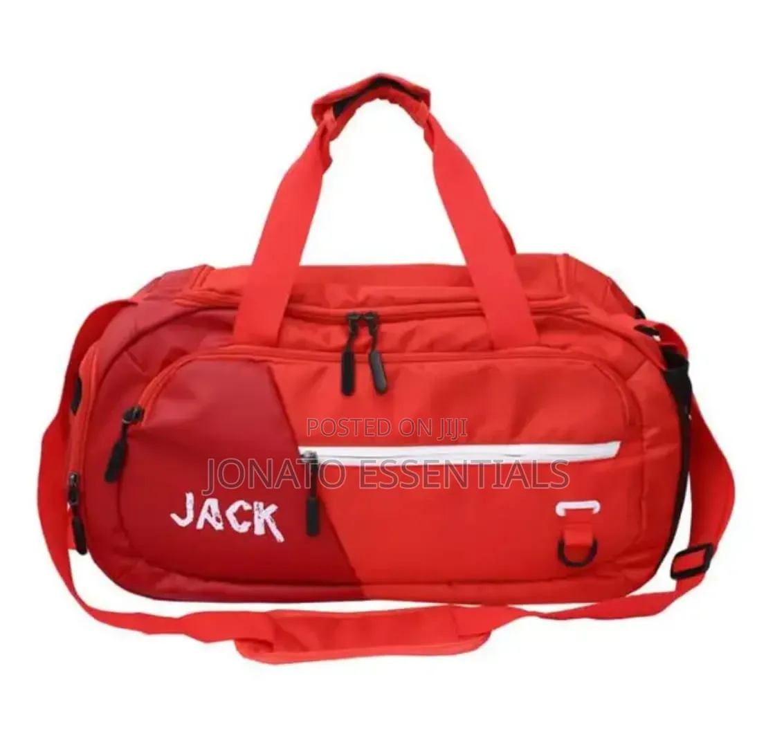 Jack Gym Duffel Bag With Shoe Compartment, Large Sports Travel