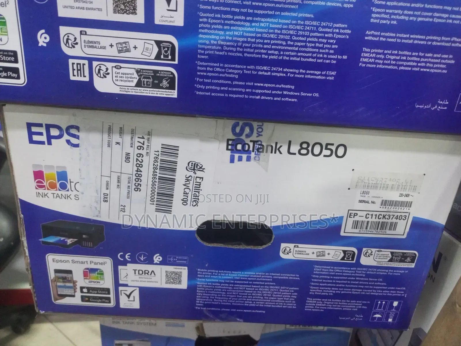 Ecotank L8050 Wireless Photo Printer