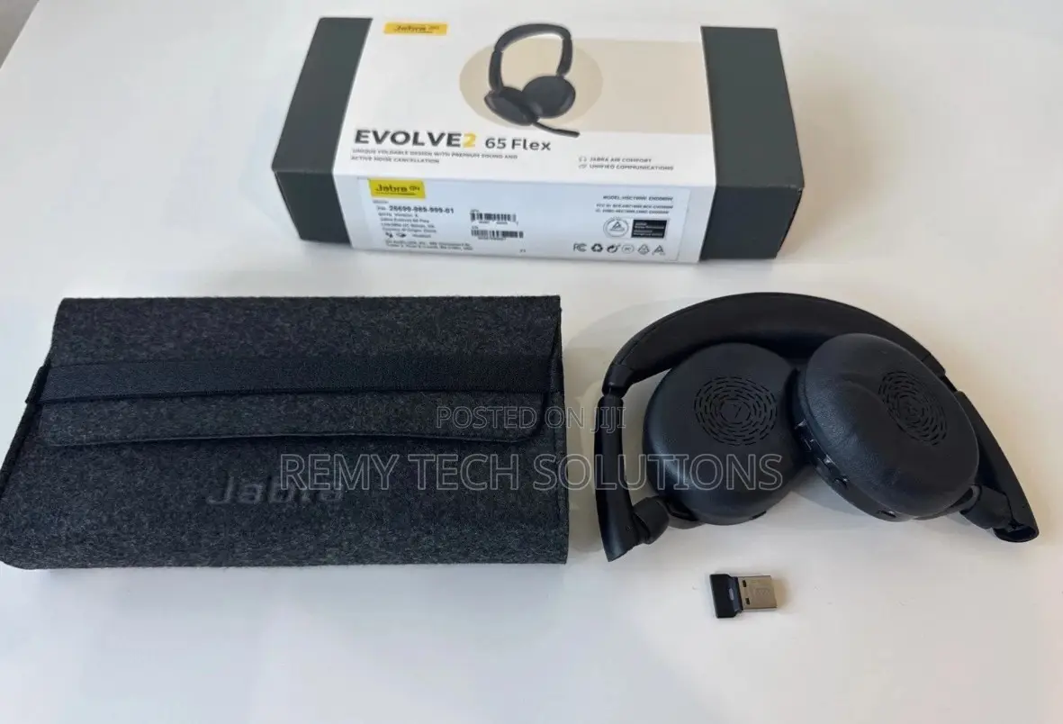 Jabra Evolve2 65 Flex Headphones || Jabra Evolve2 65 Flex Headphones