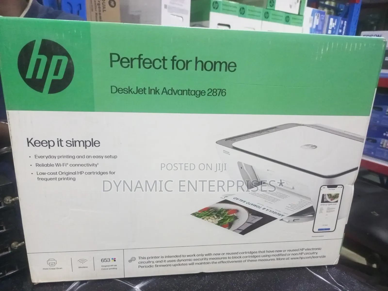HP 2876 Desk Jet Wireless Printer