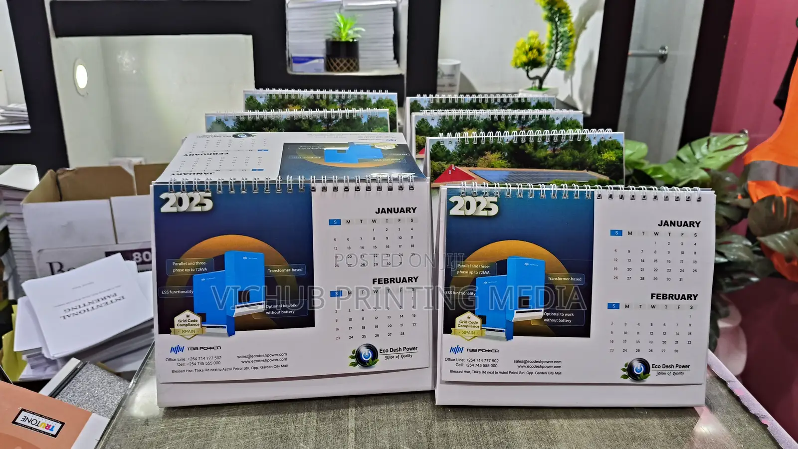 Desk Calendar A5 Landspace