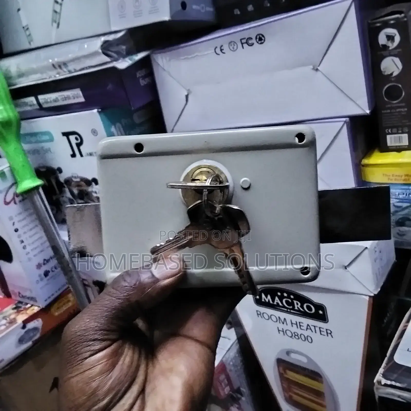 6 Turn Yark Rim Lock Steel Deadlock