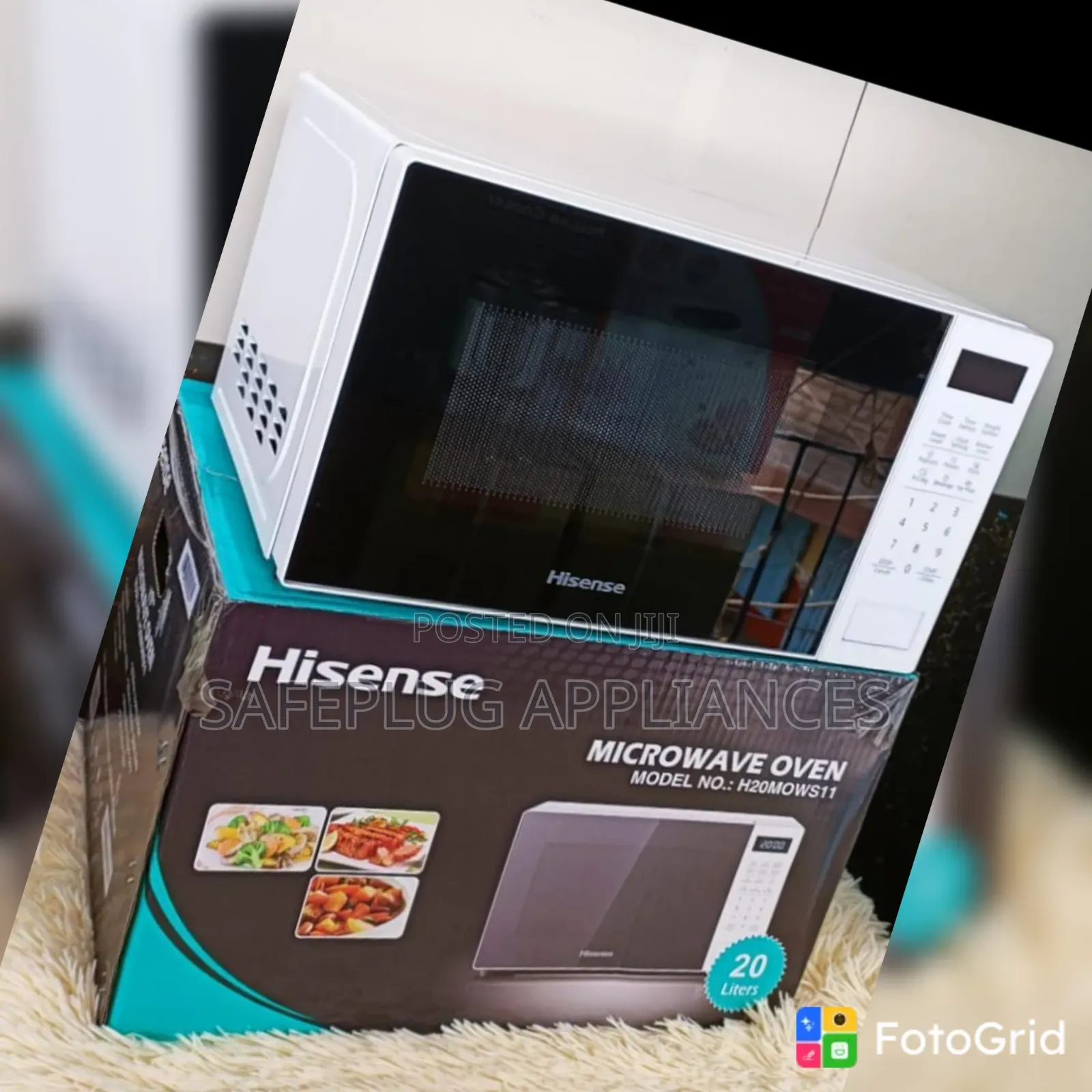 Hisense 20 Litres Microwave Oven – White