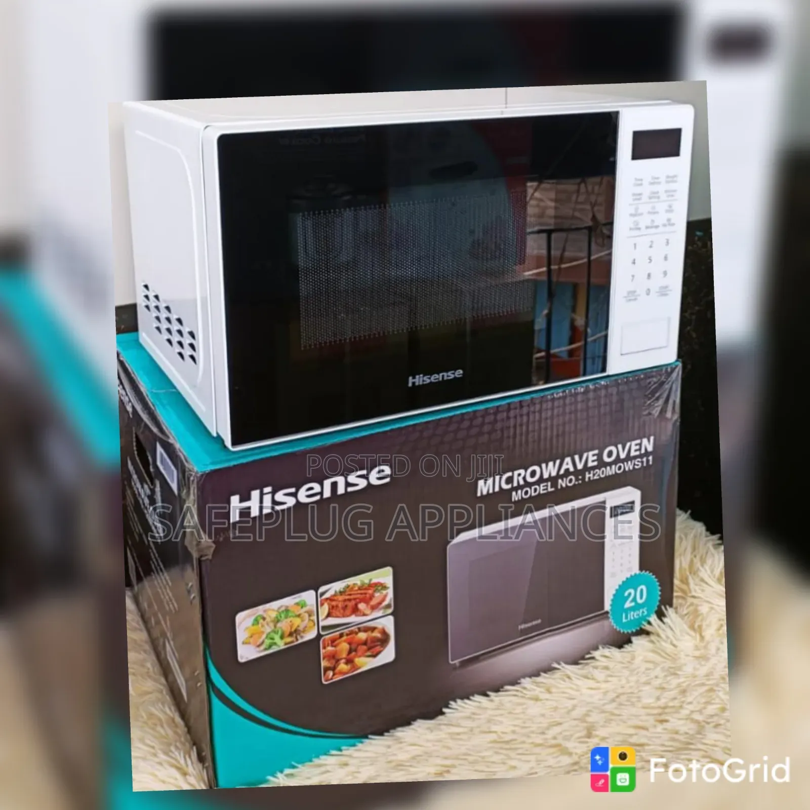 Hisense 20 Litres Microwave Oven – White