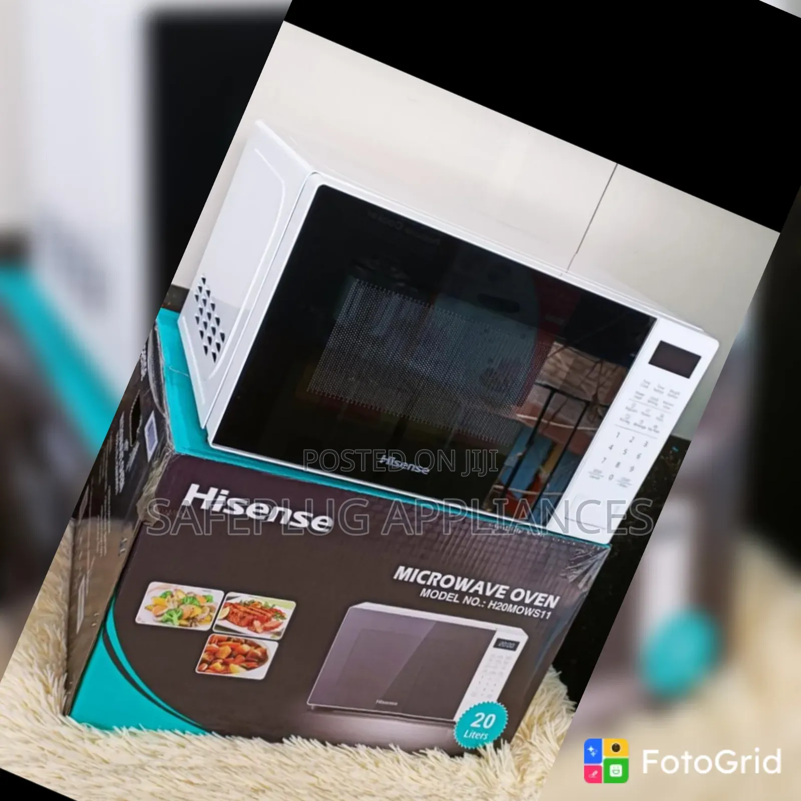 20L Microwave Oven – White | Stylish Convenient Kitchen Appliance