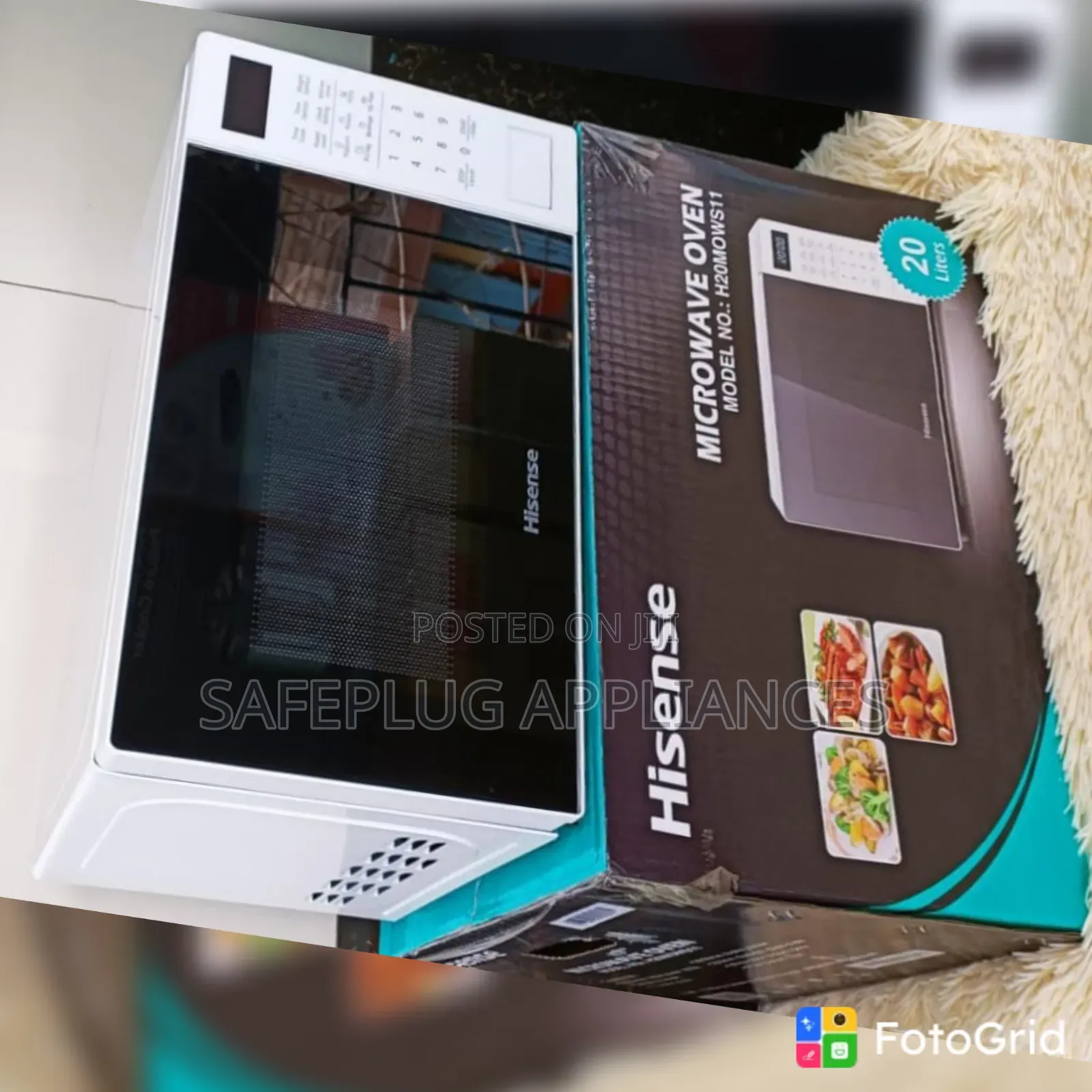 20L Microwave Oven – White | Stylish Convenient Kitchen Appliance
