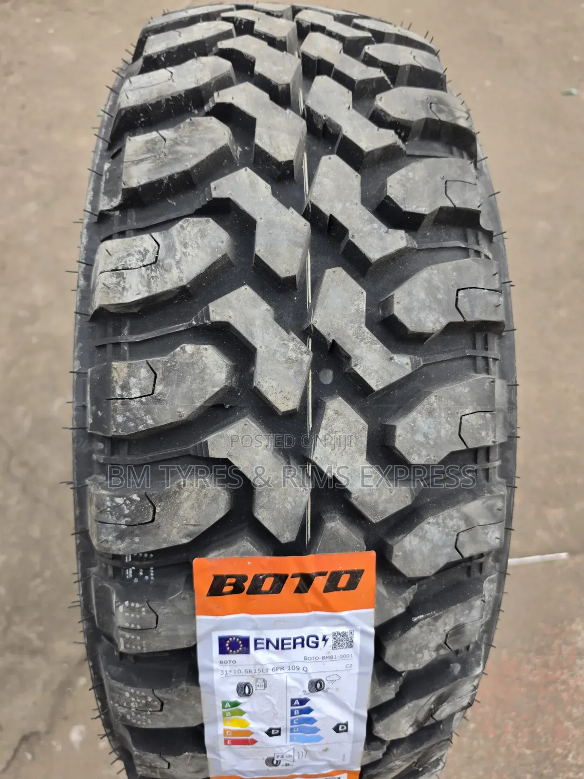 31x10.50r15 Boto Tires (Mud Terrain)