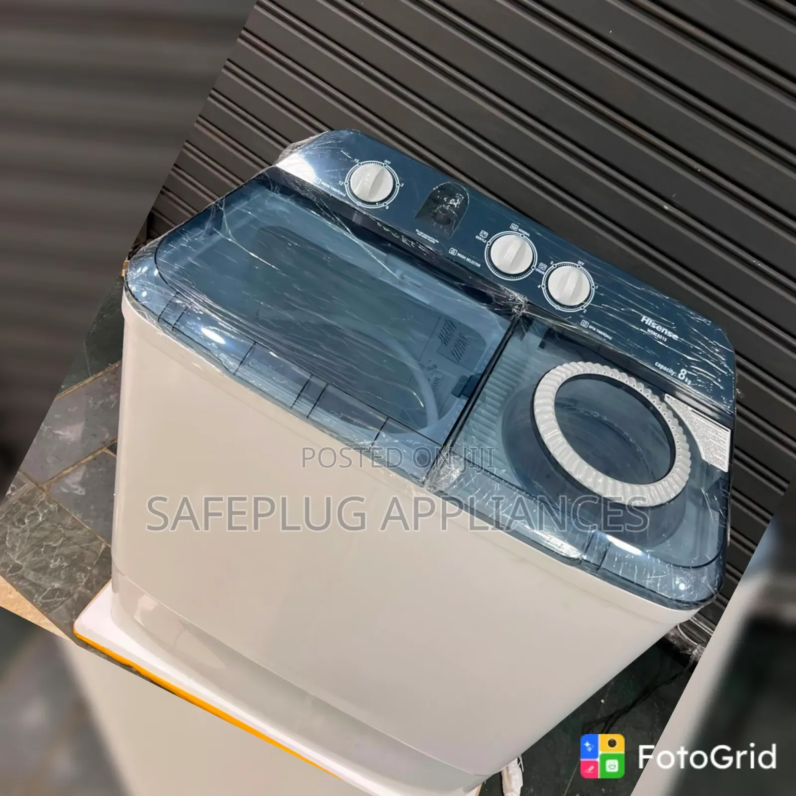 Hisense 8KG Semi-Automatic Twin Tub Washer Spin Dryer
