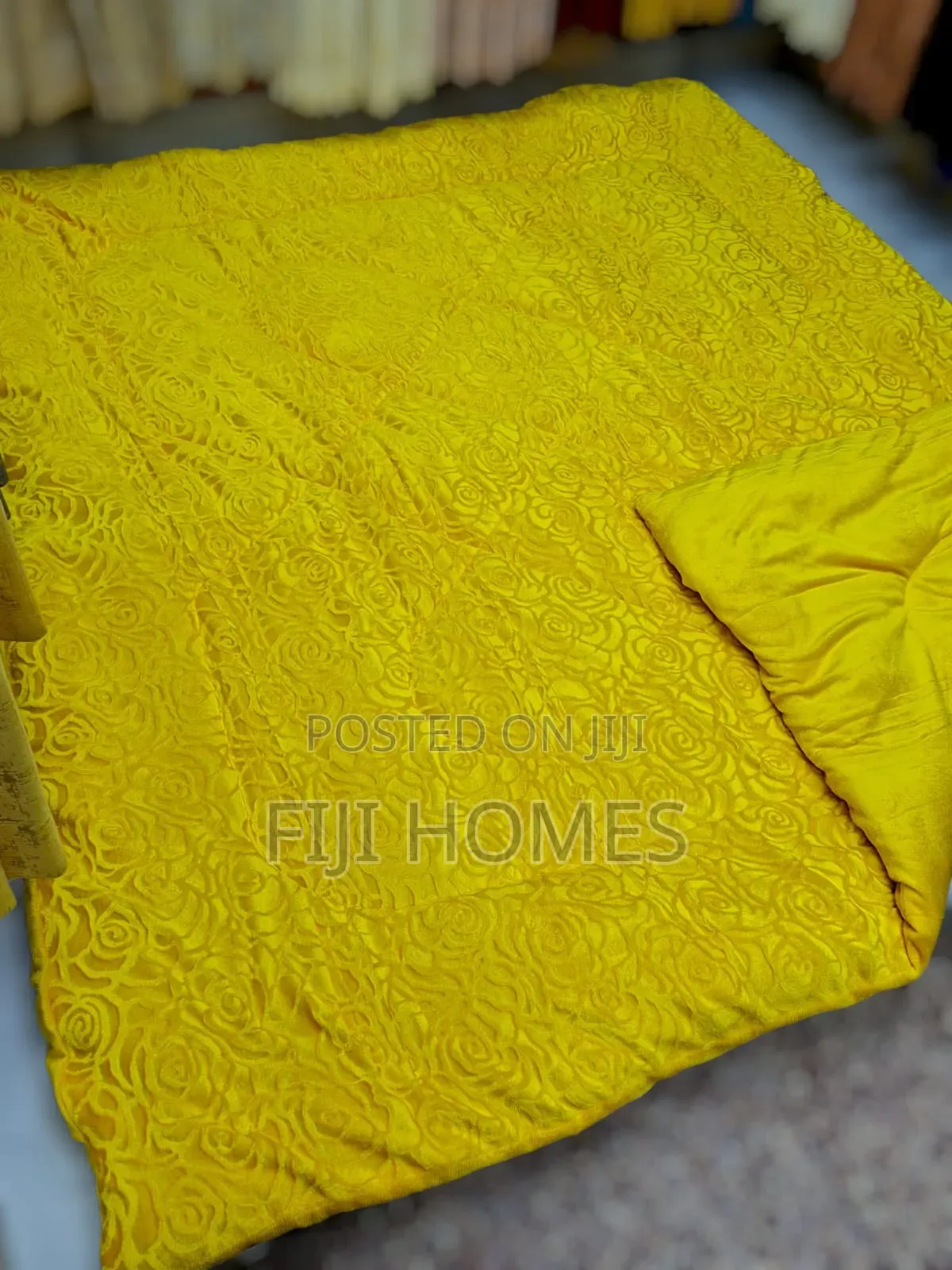 Plain Cabbage Print Single Duvet | 200x230cm