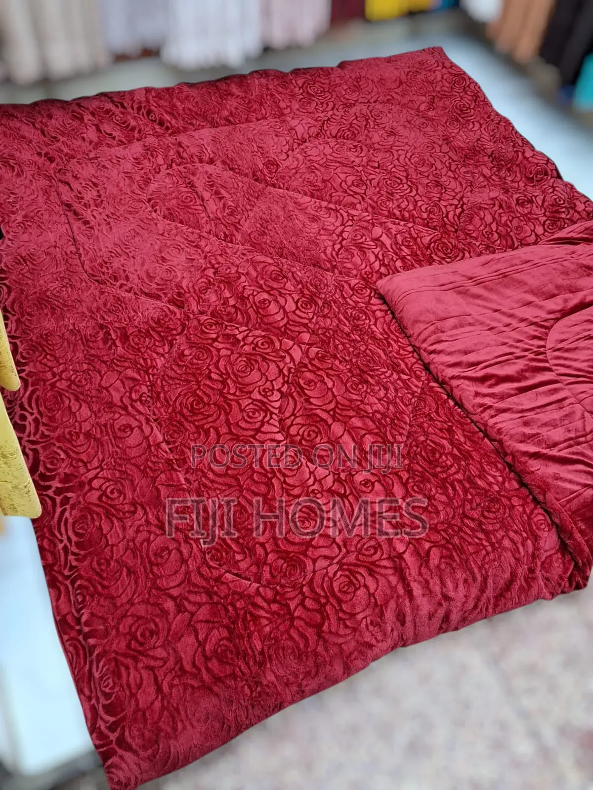 Plain Cabbage Print Single Duvet | 200x230cm