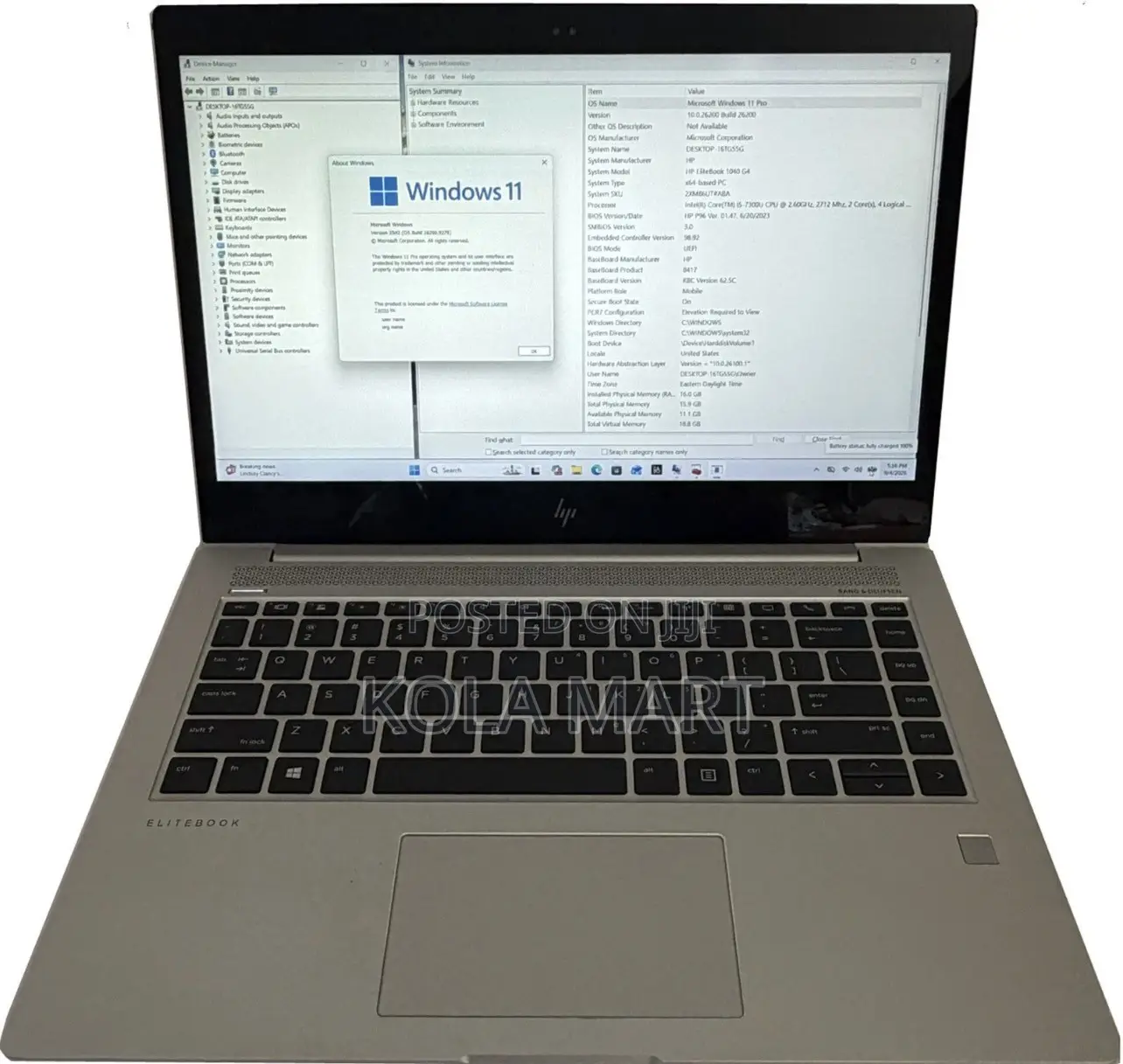 New Laptop HP EliteBook x360 1040 G5 16GB Intel Core i5 SSD 256GB