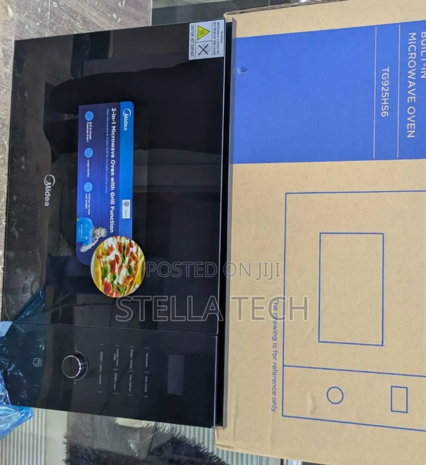 Midea 25L 900W Built in Microwave Oven AG925BVE-SS