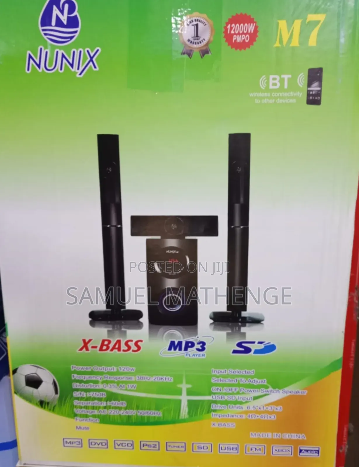 Nunix 3.1CH NU-M7 Home Theater Speaker System