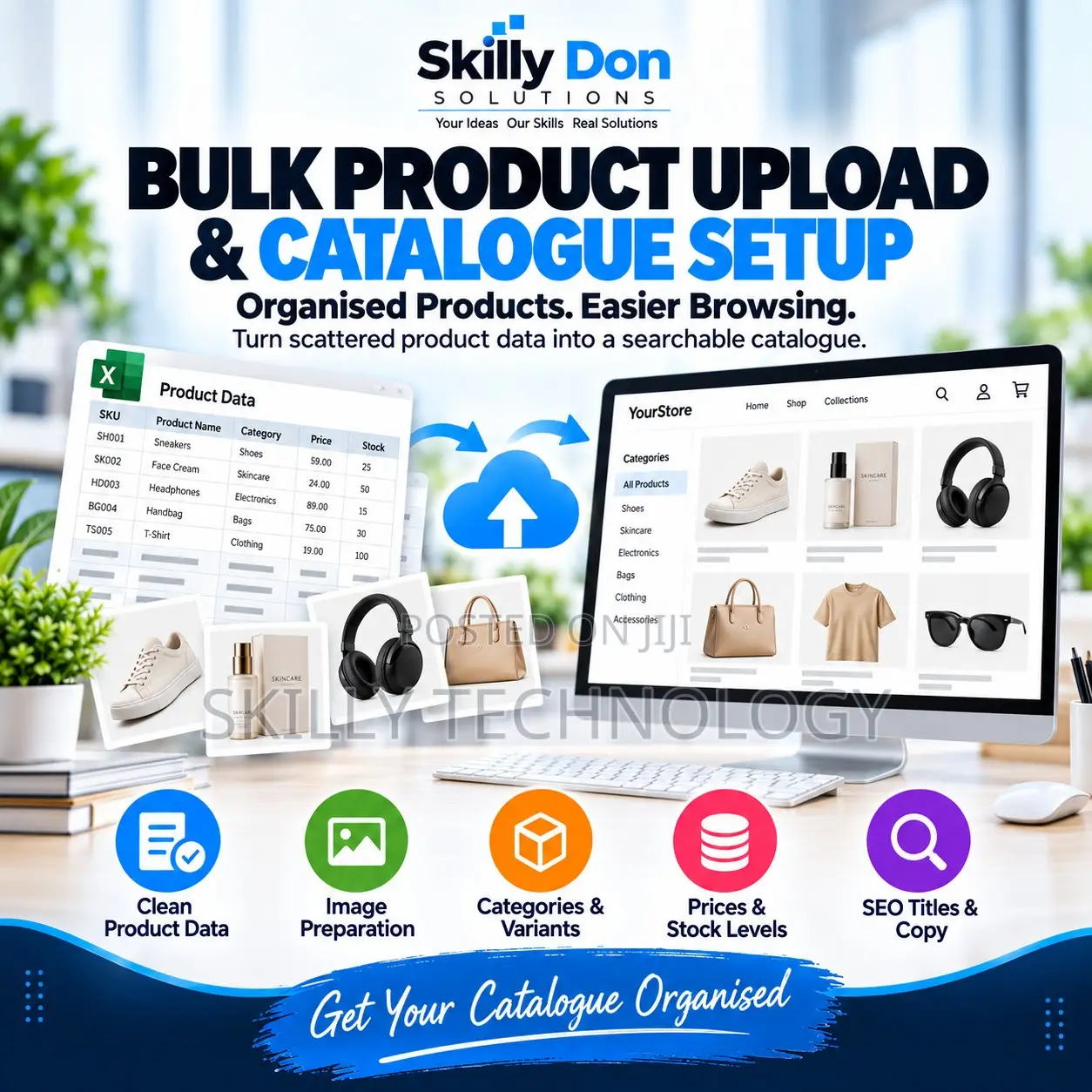 Bulk Product Upload Catalogue Setup