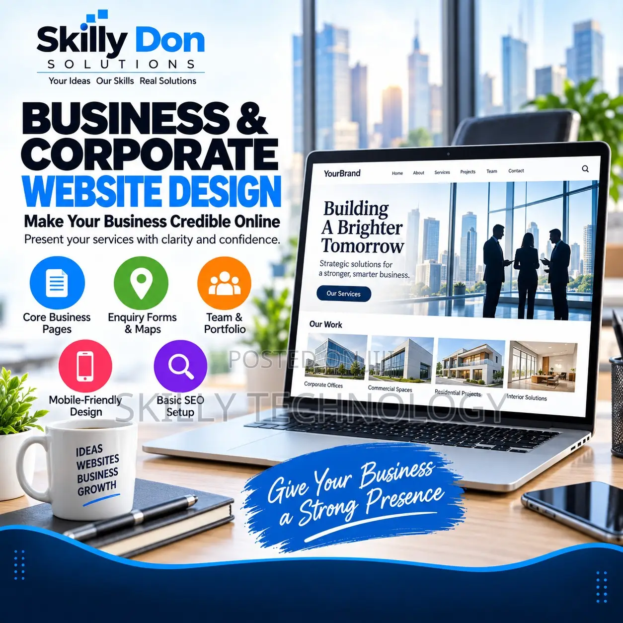 Business Corporate Website Design in Kenya