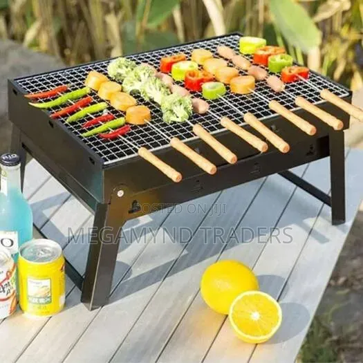 BBQ Skewer Stainless Steel Needle With Wooden Handle