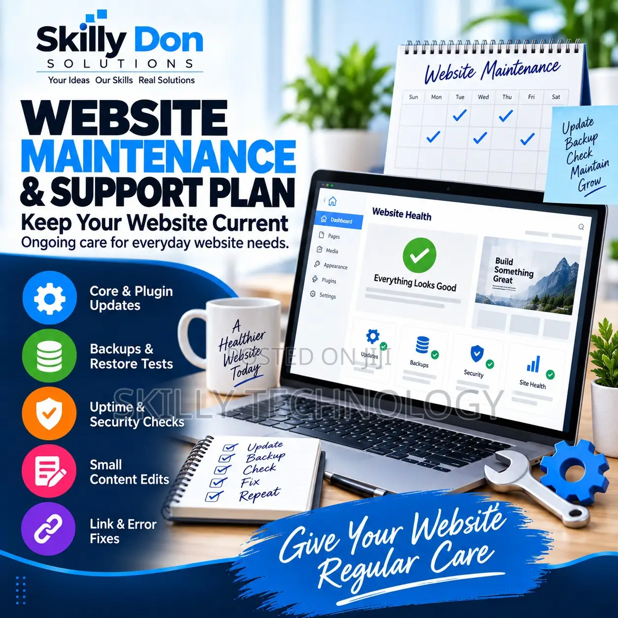 Website Maintenance Support Plan